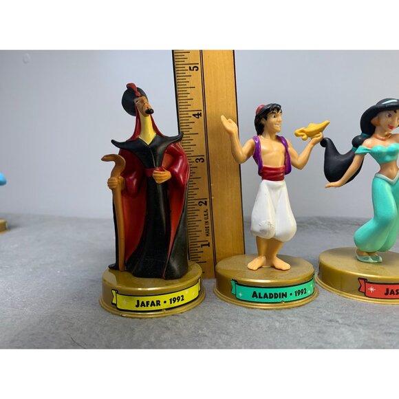 Vintage McDonalds 2002 Disney Aladdin Figure Set Featuring Genie Abu Aladdin Jas - Picture 10 of 16